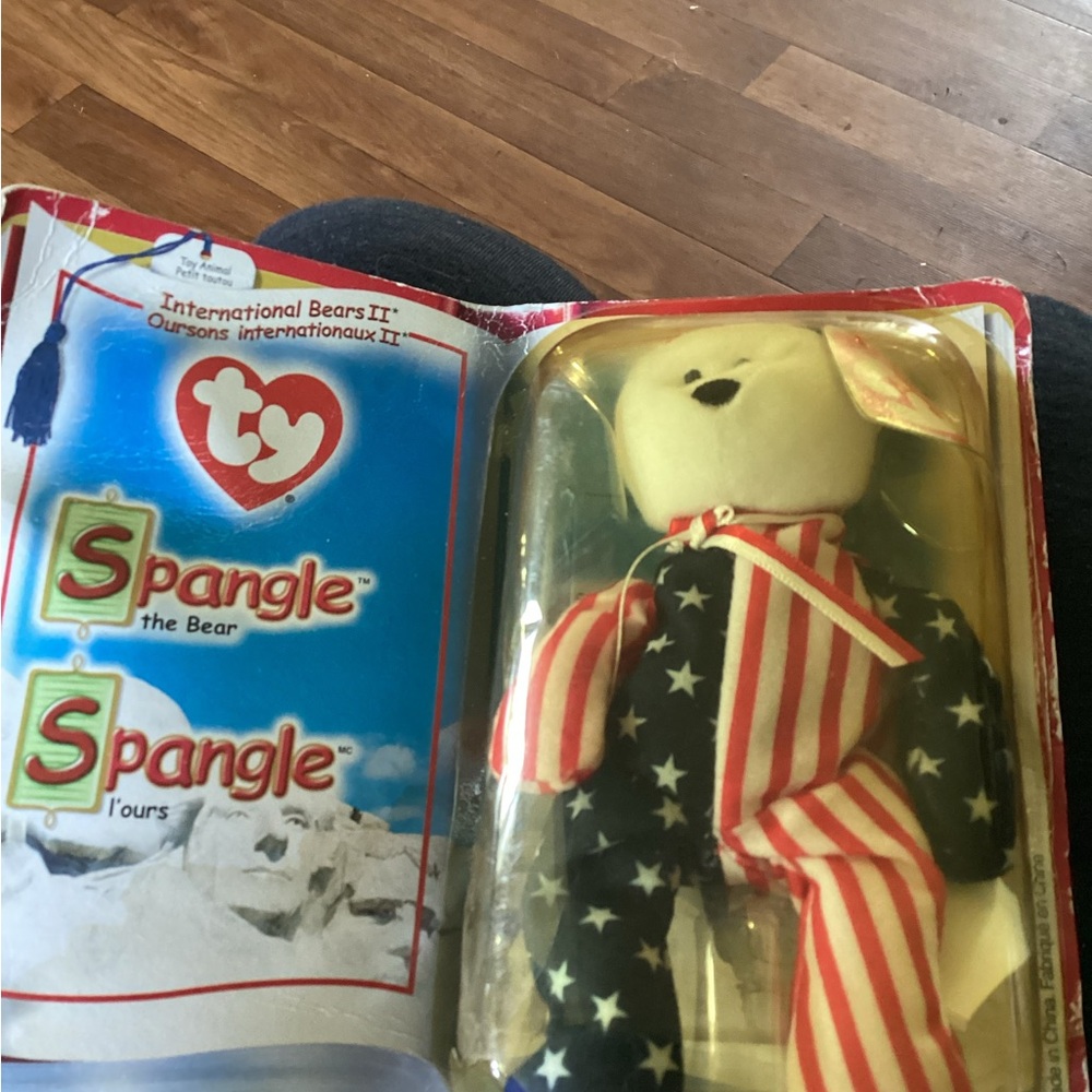 Ty Spangle the Bear - Red, White, and Blue